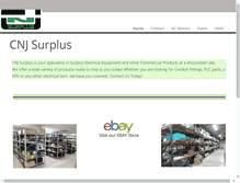 Tablet Screenshot of cnjsurplus.net
